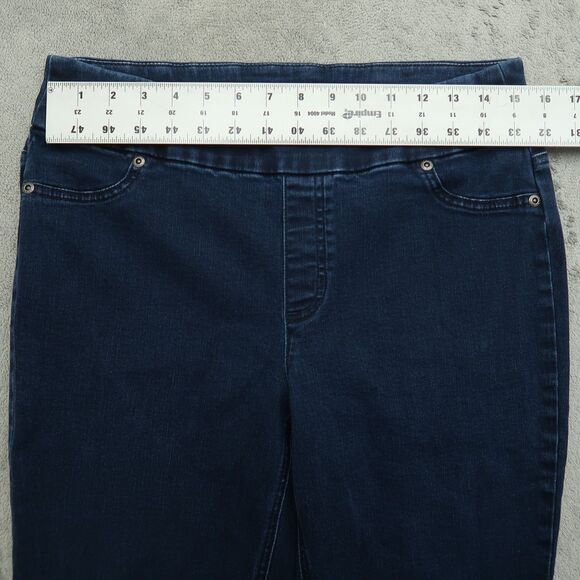 Chico's Jeans Women's Size 0.5 US-6 Blue Mid-Rise Pull On Skinny 26" Inseam - Picture 14 of 15
